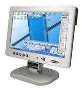 10.2" TFT 10TSV LCD touchscreen w/one VGA input/2RCA video input