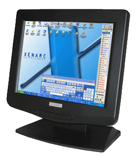 12" TFT LCD w/ one VGA input, On-Screen-Display, ELO Resistive T