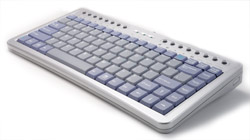 Mini Multimedia Computer Keyboard with 87/89-Key Layout and Opti